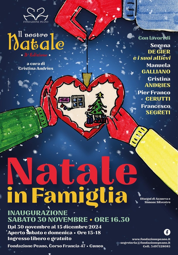 Fondazione Peano, terza edizione della rassegna “Il nostro Natale”