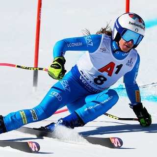 Marta Bassino in azione . foto fisi