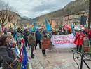 Manifestazione a Tenda per chiedere tempi certi sul tunnel, Vassallo: &quot;Ci prendono in giro!&quot; [FOTO E VIDEO]