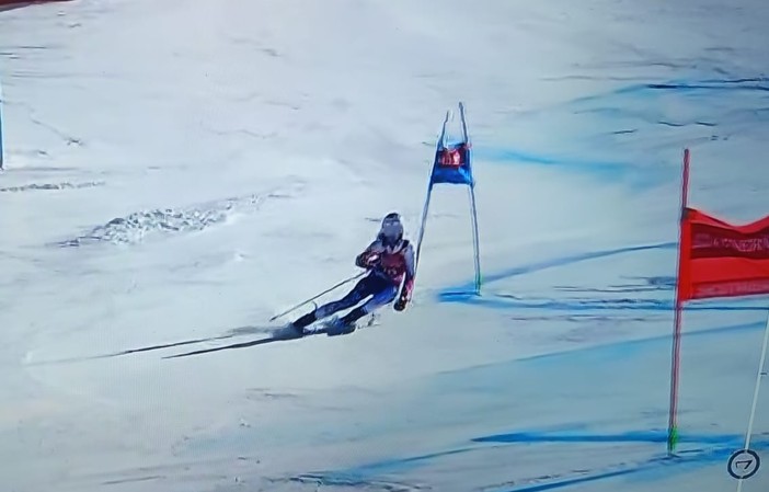 Marta Bassino in azione a Sestriere