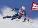 Marta Bassino al lavoro allo Zoncolan in vista di Kranjska Gora