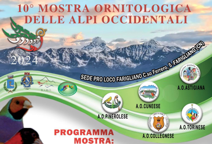 A Farigliano la 10ª Mostra Ornitologica delle Alpi Occidentali