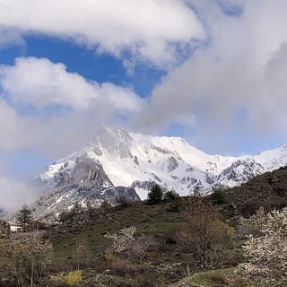 Il risveglio di oggi in zona Argentera dopo il maltempo degli ultimi giorni