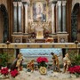 In foto il presepe allestito nel Santuario nuovo della Madonna dei Fiori, a Bra