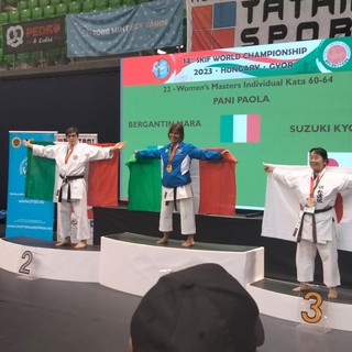 Mondiali di Karate in Ungheria: doppio oro per la borgarina Paola Pani