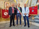 I presidenti di Avis e Fidas, Tommaso Allocco e Armando Verrua, con il sindaco di Bra, Gianni Fogliato