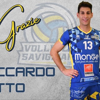 Volley maschile A3: Savigliano saluta Riccardo Gatto