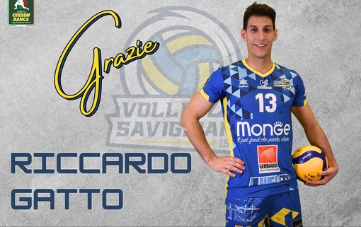 Volley maschile A3: Savigliano saluta Riccardo Gatto