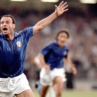 Totò Schillaci, punta della Juventus e della Nazionale di Italia 90