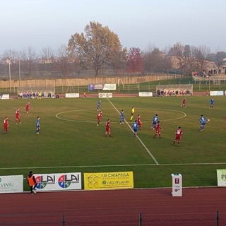 Saluzzo in campo nella sfida di campionato con il Fossano