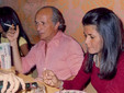 Guido Sacerdote durante una cena (Collezione fotografica famiglia Fava Marasso)