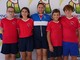 Tennistavolo: le verzuolesi Iulia Seciu e Alice Rivoira sul tetto d'Italia al Ping Pong Kids