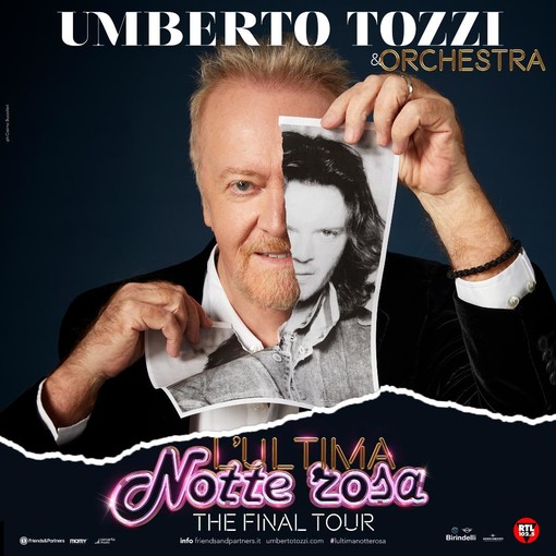 Umberto Tozzi in concerto all'Anima Festival di Cervere con il tour con cui darà l'addio ai live