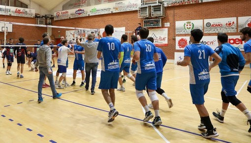 Volley maschile Serie C: il VBC Mondovì supera 3-0 il Lasalliano e va in fuga