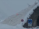 MALTEMPO / Valanga a Sambuco all'altezza della galleria Messantoni [VIDEO]