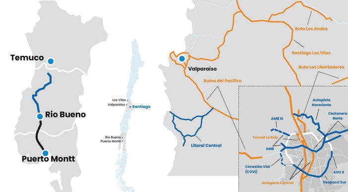 Mundys si espande in Cile, gestirà la Ruta 5 Temuco-Rio Bueno